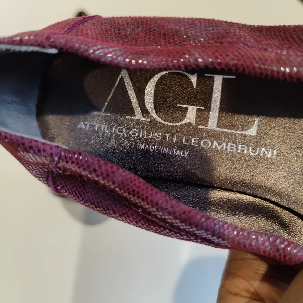 AGL Attilio Giusti Leombruni Cap Toe Ballet Flats